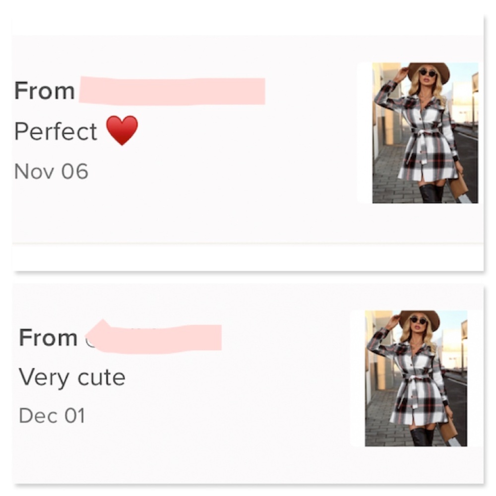 Plaid Long Sleeve Button Front Tie Belted Short Shirt Style Dress - Picture 8 of 10